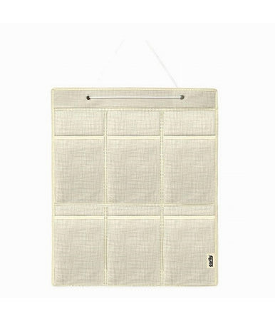 Portaoggetti Organizer A Sospensione 6 Tasche Tessuto Bagno Camera 59x36cm 69714
