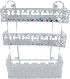 Portaoggetti Sapone Bagnoschiuma 3 Piani Ripiani Appoggio Bagno Da Parete 52526 Casa e cucina/Bagno/Accessori e biancheria da bagno per bambini/Accessori/Dosatori e porta accessori/Piattini portasapone Trade Shop italia - Napoli, Commerciovirtuoso.it