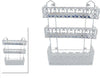 Portaoggetti Sapone Bagnoschiuma 3 Piani Ripiani Appoggio Bagno Da Parete 52526 Casa e cucina/Bagno/Accessori e biancheria da bagno per bambini/Accessori/Dosatori e porta accessori/Piattini portasapone Trade Shop italia - Napoli, Commerciovirtuoso.it