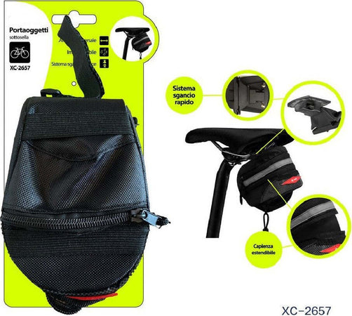 Portaoggetti Sottosella Borsa Impermeabile Attacco Universale Per Bici Xc-2657 Sport e Tempo Libero > Ciclismo > Sport Trade Shop italia - Napoli, Commerciovirtuoso.it