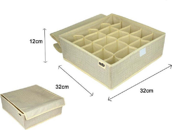 Portaoggetti Tessuto Organizer Contenitore Biancheria 20 Posti 32x32x12 Cm 69720 Casa, arredamento e bricolage > Soluzioni salvaspazio > Organizer per Armadi Trade Shop italia - Napoli, Commerciovirtuoso.it