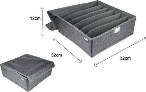 Portaoggetti-Tessuto-Organizer-Contenitore-Biancheria-6-Posti-32x32x12-Cm-69716