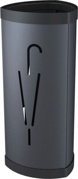 Portaombrelli - metallo - nero - diametro 26 cm - altezza 60 cm - Alba Casa e cucina/Arredamento/Ingresso/Portaombrelli Eurocartuccia - Pavullo, Commerciovirtuoso.it