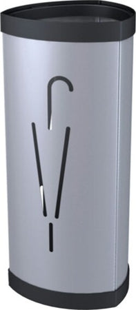 Portaombrelli - metallo - silver - diametro 26 cm - altezza 60 cm - Alba Casa e cucina/Arredamento/Ingresso/Portaombrelli Eurocartuccia - Pavullo, Commerciovirtuoso.it