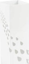 Portaombrelli - metallo verniciato - fantasia gocce - bianco - King collection Casa e cucina/Arredamento/Ingresso/Portaombrelli Eurocartuccia - Pavullo, Commerciovirtuoso.it