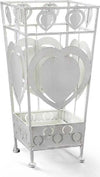 Portaombrelli Metallo Cuore Quadrato Moderno Design Casa Studio 22x47cm 657818 Casa e cucina/Arredamento/Ingresso/Portaombrelli Trade Shop italia - Napoli, Commerciovirtuoso.it