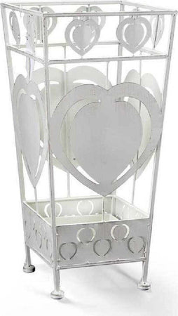 Portaombrelli Metallo Cuore Quadrato Moderno Design Casa Studio 22x47cm 657818 Casa e cucina/Arredamento/Ingresso/Portaombrelli Trade Shop italia - Napoli, Commerciovirtuoso.it