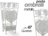 Portaombrelli-Metallo-Cuore-Quadrato-Moderno-Design-Casa-Studio-22x47cm-657818