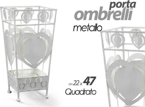 Portaombrelli-Metallo-Cuore-Quadrato-Moderno-Design-Casa-Studio-22x47cm-657818