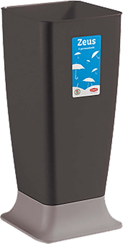 PORTAOMBRELLI-'ZEUS'-antracite-base-tortora-chiaro-Stefanplast