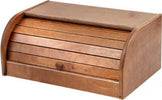 Portapane-Con-Serrandina-Apri-e-Chiudi-Porta-Pane-In-Legno-Scuro-39x25x17-cm