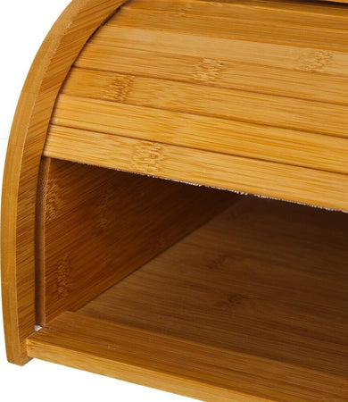 PORTAPANE IN LEGNO DI BAMBU' CUCINA CASSETTO PORTA PANE CON APERTURA SERRANDINA Casa e cucina/Organizzazione interni/Contenitori e barattoli da cucina/Conservazione cibi/Portapane Trade Shop italia - Napoli, Commerciovirtuoso.it