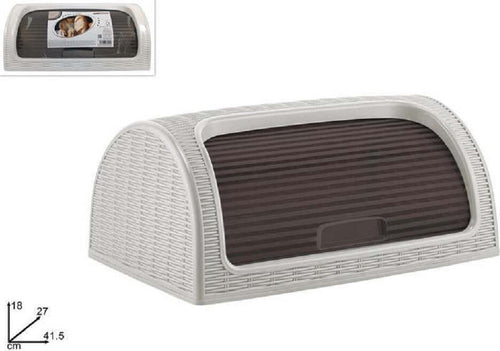 Portapane Pane Crock Serrandina Grande Rotolo Contenitore Effetto Rattan Bianco Casa, arredamento e bricolage > Cucina > Accessori cucina Trade Shop italia - Napoli, Commerciovirtuoso.it