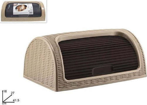 Portapane Pane Crock Serrandina Grande Rotolo Contenitore Effetto Rattan Cappuccino Casa, arredamento e bricolage > Cucina > Accessori cucina Trade Shop italia - Napoli, Commerciovirtuoso.it