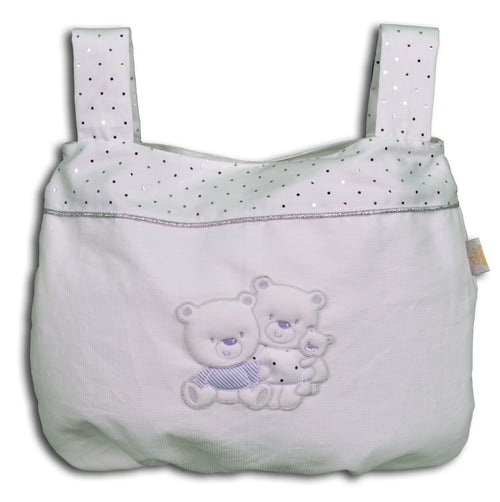 Tasca Letto PORTAPIGIAMA Italbaby Happy Family Avorio