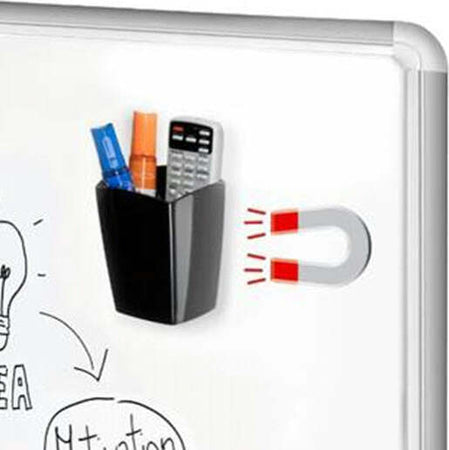 Portapennarelli magnetico - nero - CEP Cancelleria e prodotti per ufficio/Archivio ufficio e accessori per scrivania/Lavagne e bacheche/Cancellini per lavagna Eurocartuccia - Pavullo, Commerciovirtuoso.it