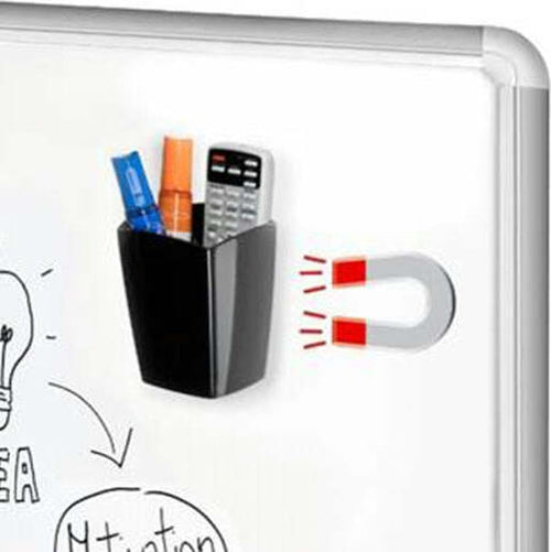 Portapennarelli magnetico - nero - CEP Cancelleria e prodotti per ufficio/Archivio ufficio e accessori per scrivania/Lavagne e bacheche/Cancellini per lavagna Eurocartuccia - Pavullo, Commerciovirtuoso.it