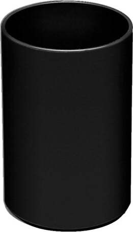 Portapenne a bicchiere Coral - 7 5 x 11 cm - nero - Lebez Cancelleria e prodotti per ufficio/Archivio ufficio e accessori per scrivania/Accessori da scrivania e archiviazione/Vaschette portacorrispondenza Eurocartuccia - Pavullo, Commerciovirtuoso.it