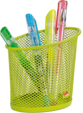Portapenne Mesh - rete metallica - 10 5x7 3x10 3 cm - verde - Alba Cancelleria e prodotti per ufficio/Archivio ufficio e accessori per scrivania/Accessori da scrivania e archiviazione/Vaschette portacorrispondenza Eurocartuccia - Pavullo, Commerciovirtuoso.it