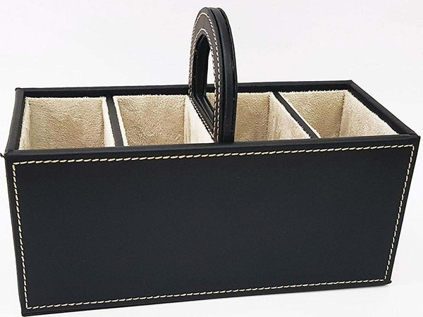 Portapenne Oggetti Eco Pelle Con Manico Scrivania Ufficio 4 Comparti Cancelleria Cancelleria e prodotti per ufficio/Archivio ufficio e accessori per scrivania/Accessori da scrivania e archiviazione/Portaoggetti e portablocchi da scrivania/Portaoggetti da scrivania Trade Shop italia - Napoli, Commerciovirtuoso.it