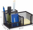 PORTAPENNE POST IT NERO RETE 3 SCOMPARTI PENNA MATITE PORTA BIGLIETTI ORGANIZER  Trade Shop italia - Napoli, Commerciovirtuoso.it