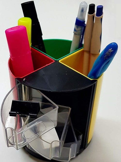 Portapenne Tondo Girevole Plastica 3 Scomparti 4 Cassetti Scrivania Porta Penne Casa, arredamento e bricolage > Prodotti per Ufficio Trade Shop italia - Napoli, Commerciovirtuoso.it