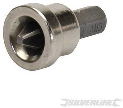 Portapunte + inserti per muri a secco in acciaio al cromo vanadio PH2 Silverline