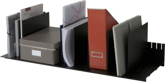 Portariviste - 10 separatori mobili - nero - 80 2x27 5x21 cm - nero - Paperflow Cancelleria e prodotti per ufficio/Archivio ufficio e accessori per scrivania/Archivio ufficio/Cartelle/Portariviste Eurocartuccia - Pavullo, Commerciovirtuoso.it