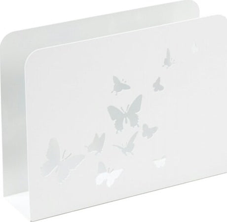 Portariviste - Farfalle - acciaio verniciato - bianco - King Collection Cancelleria e prodotti per ufficio/Archivio ufficio e accessori per scrivania/Archivio ufficio/Cartelle/Portariviste Eurocartuccia - Pavullo, Commerciovirtuoso.it