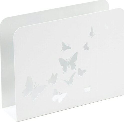 Portariviste - Farfalle - acciaio verniciato - bianco - King Collection Cancelleria e prodotti per ufficio/Archivio ufficio e accessori per scrivania/Archivio ufficio/Cartelle/Portariviste Eurocartuccia - Pavullo, Commerciovirtuoso.it