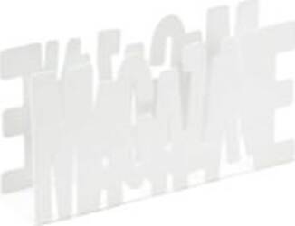 Portariviste - Magazine - acciaio verniciato - bianco - King Collection Cancelleria e prodotti per ufficio/Archivio ufficio e accessori per scrivania/Archivio ufficio/Cartelle/Portariviste Eurocartuccia - Pavullo, Commerciovirtuoso.it