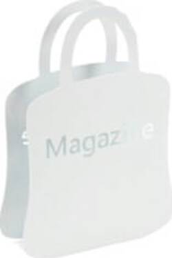 Portariviste - Shopper - acciaio verniciato - bianco - King Collection Cancelleria e prodotti per ufficio/Archivio ufficio e accessori per scrivania/Archivio ufficio/Cartelle/Portariviste Eurocartuccia - Pavullo, Commerciovirtuoso.it