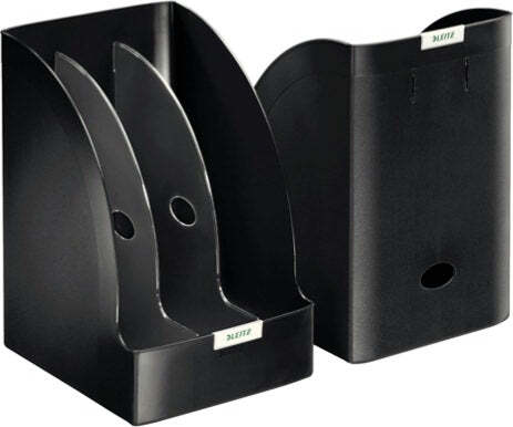 Portariviste Leitz Plus Jumbo - 24 x 31 x 21 cm - nero - Leitz Cancelleria e prodotti per ufficio/Archivio ufficio e accessori per scrivania/Archivio ufficio/Cartelle/Portariviste Eurocartuccia - Pavullo, Commerciovirtuoso.it