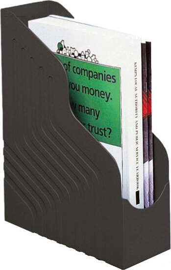 Portariviste Magazine Rack Jumbo - 25x32 cm - dorso 10 cm - nero - Rexel Cancelleria e prodotti per ufficio/Archivio ufficio e accessori per scrivania/Archivio ufficio/Cartelle/Portariviste Eurocartuccia - Pavullo, Commerciovirtuoso.it