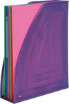 Portariviste Mesh - rete metallica - 26x8x33 5 cm - viola - Alba Cancelleria e prodotti per ufficio/Archivio ufficio e accessori per scrivania/Archivio ufficio/Cartelle/Portariviste Eurocartuccia - Pavullo, Commerciovirtuoso.it