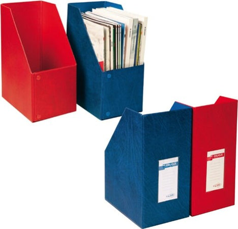 Portariviste Oblique 100 - 24x32 cm - dorso 10 cm - blu - Sei Rota Cancelleria e prodotti per ufficio/Archivio ufficio e accessori per scrivania/Archivio ufficio/Cartelle/Portariviste Eurocartuccia - Pavullo, Commerciovirtuoso.it