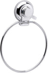 Portasalviette ad anello in metallo cromato