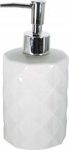 Portasapone-Cilindrico-Rombi-Bianco-Porta-Sapone--10343-Dispenser-Sapone