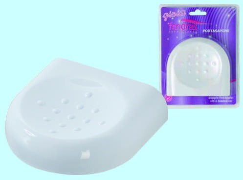 Portasapone in abs bianco