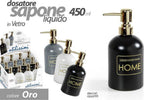 Portasapone Liquido Dosatore Dispenser 450ml Oro In Vetro Vari Colori Ass 811586 Casa e cucina/Bagno/Accessori per il bagno/Dosatori e porta accessori/Portasapone Trade Shop italia - Napoli, Commerciovirtuoso.it