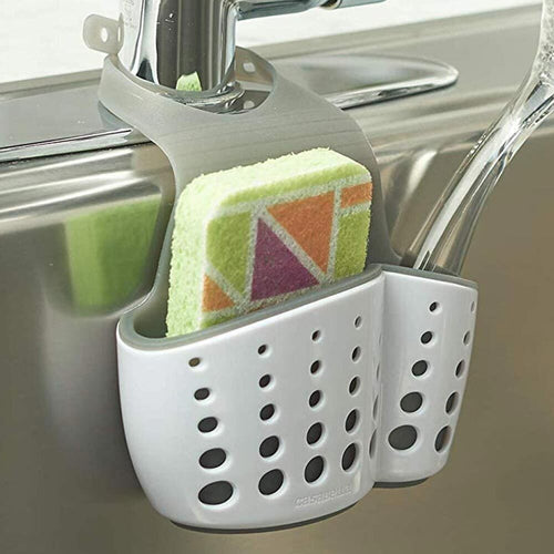 Portasapone-Porta-Spugne-Organizzatore-Portaoggetti-Lavello-Cucina-Salvaspazio