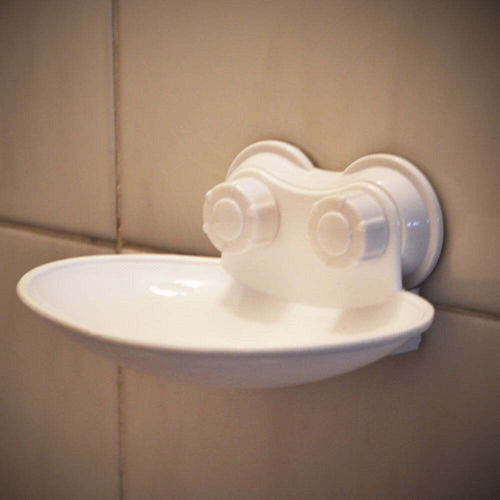 Portasapone Portasaponetta Accessorio Bagno Attacco A Ventosa Bianco Casa, arredamento e bricolage > Accessori Bagno > Set da Bagno Trade Shop italia - Napoli, Commerciovirtuoso.it