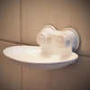 Portasapone-Portasaponetta-Accessorio-Bagno-Attacco-A-Ventosa-Bianco