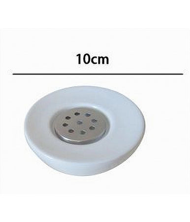 Portasapone Saponetta Colore Bianco In Ceramica Accessori Arredo Per Bagno 59871