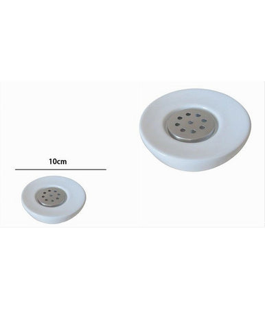 Portasapone Saponetta Colore Bianco In Ceramica Accessori Arredo Per Bagno 59871
