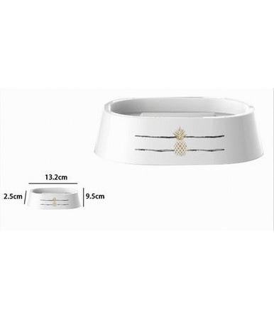 Portasapone Saponetta Con Ananas Accessorio Per Bagno In Plastica 13.2 Cm 69760