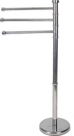 Portasciugamani Da Terra Piantana 80cm 3 Bracci Porta Asciugamano In Metallo Set da Bagno Trade Shop italia - Napoli, Commerciovirtuoso.it