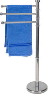 Portasciugamani-Da-Terra-Piantana-80cm-3-Bracci-Porta-Asciugamano-In-Metallo