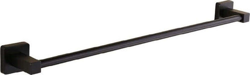 Portasciugamani In Acciaio Inox Singolo Nero Da 40 Cm Per Bagno Design Moderno Casa e cucina/Bagno/Mobili da bagno/Portasciugamani/Ganci portasciugamani Trade Shop italia - Napoli, Commerciovirtuoso.it