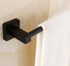 Portasciugamani In Acciaio Inox Singolo Nero Da 40 Cm Per Bagno Design Moderno Casa e cucina/Bagno/Mobili da bagno/Portasciugamani/Ganci portasciugamani Trade Shop italia - Napoli, Commerciovirtuoso.it